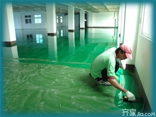 自流平地坪漆涂装工程 施工流程与关键技术解析